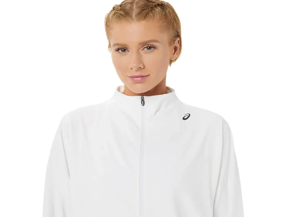 Store ASICS TENNIS JACKET Brilliant White/Performance Black