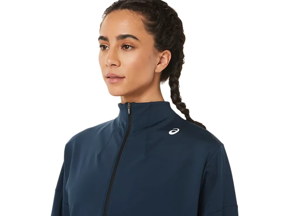 Best ASICS TENNIS JACKET French Blue/Performance Black