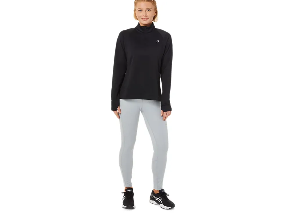 Best ASICS THERMOPOLIS 1/4 ZIP Performance Black