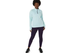 Outlet ASICS THERMOPOLIS 1/4 ZIP Aquamarine/Night Shade