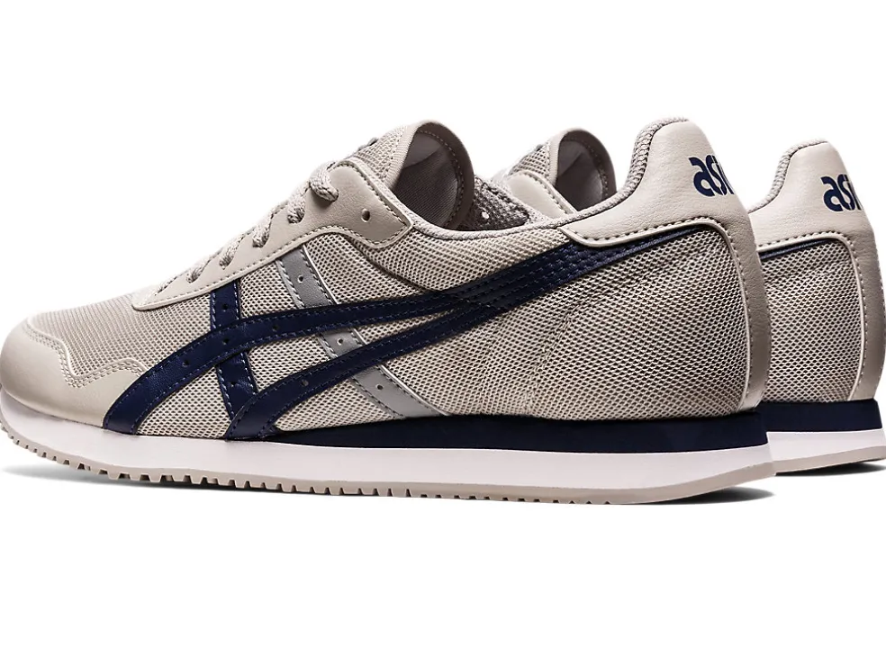 Fashion ASICS TIGER RUNNER Oyster Grey/Peacoat