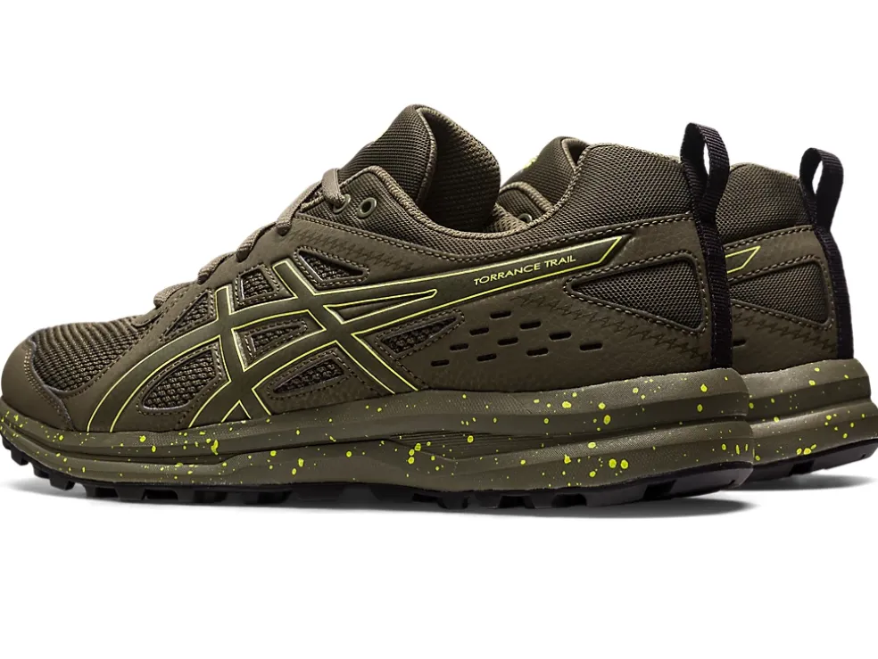 Shop ASICS TORRANCE TRAIL Brown Stone/Lemon Spark
