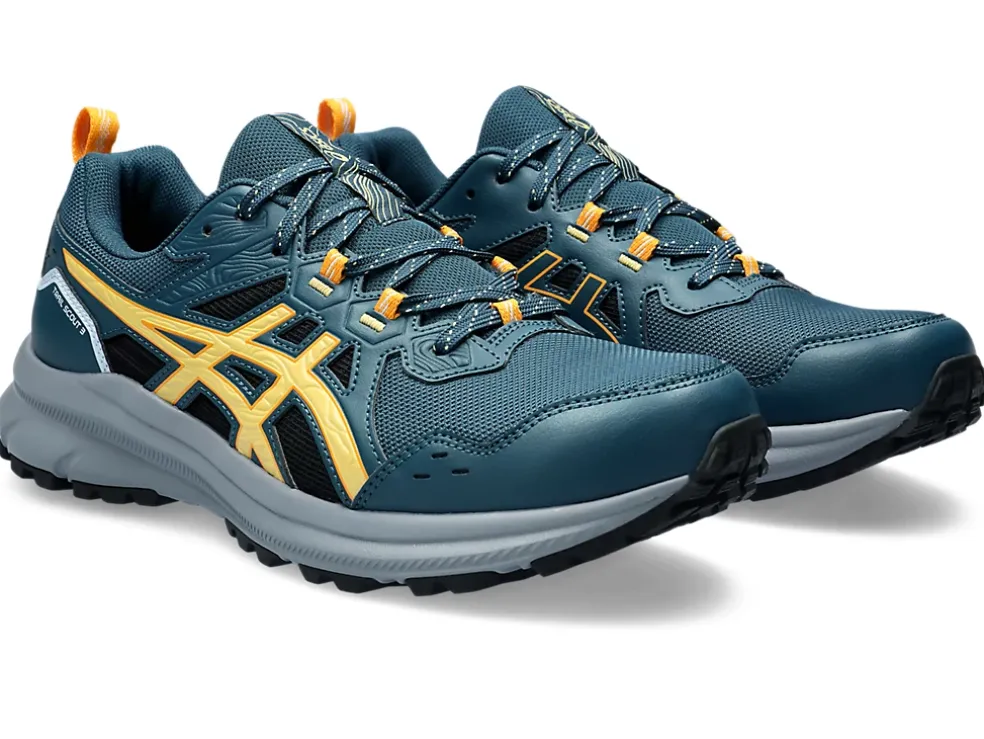 Online ASICS TRAIL SCOUT 3 Magnetic Blue/Faded Yellow