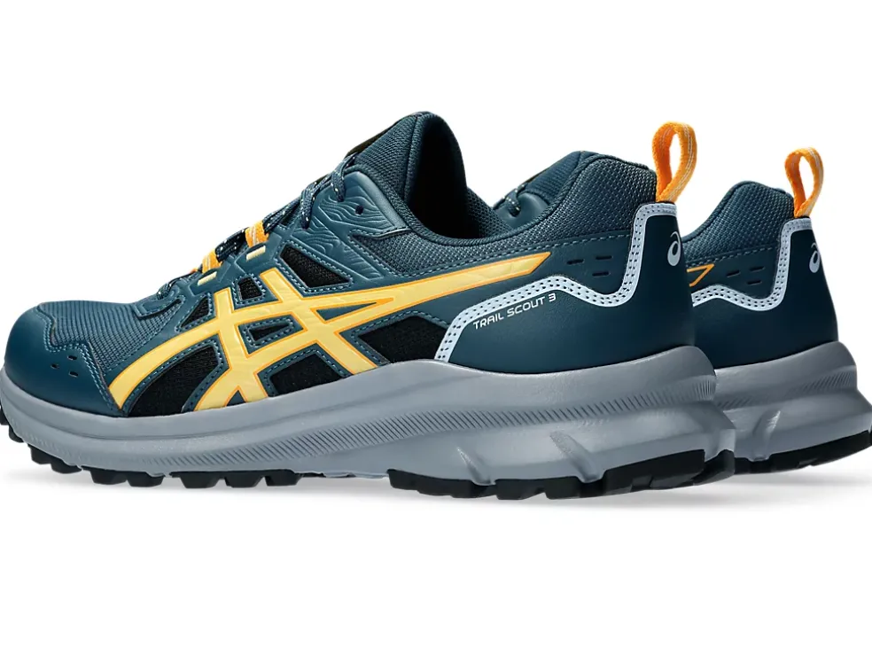 Online ASICS TRAIL SCOUT 3 Magnetic Blue/Faded Yellow