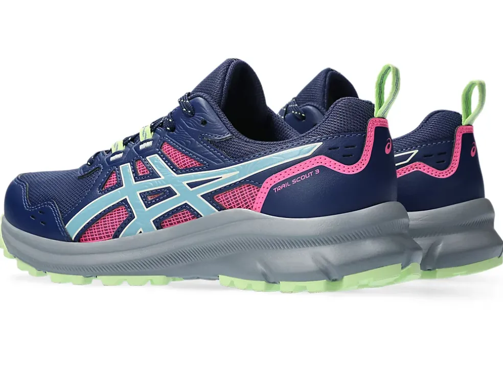 Best ASICS TRAIL SCOUT 3 Deep Ocean/Gris Blue
