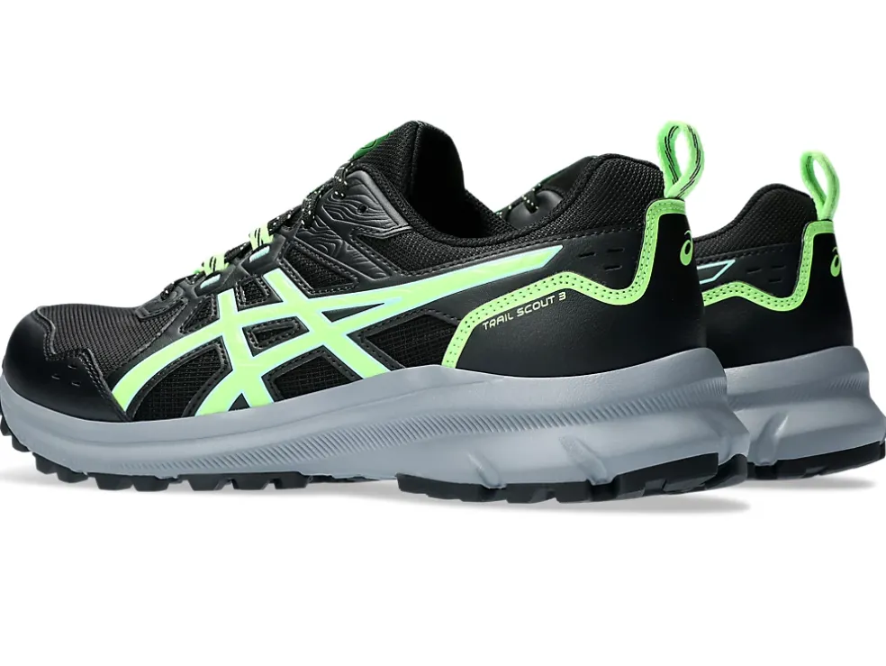 Hot ASICS TRAIL SCOUT 3 Black/Illuminate Green