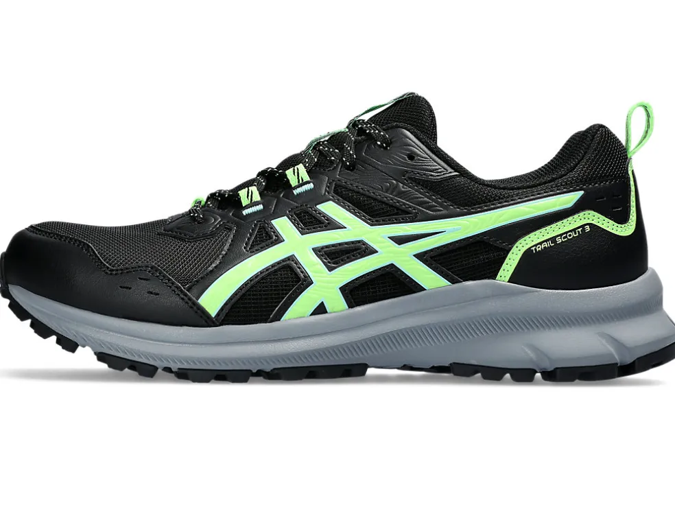 Hot ASICS TRAIL SCOUT 3 Black/Illuminate Green