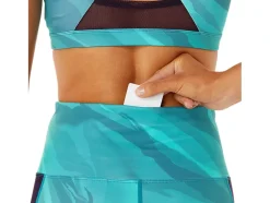 Hot ASICS TRAINING GRAPHIC TIGHT Misty Pine