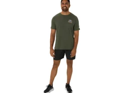 New ASICS UNISEX GO OUTSIDE CREW Olive Canvas