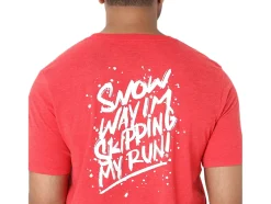 Online ASICS UNISEX &lsquoNOW WAY&rsquo; RUN TEE Classic Red Heather