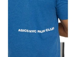 New ASICS UNISEX NYC RUN CLUB 2.0 CREW Lake Drive Heather