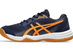 Hot ASICS UPCOURT 5 GRADE SCHOOL Peacoat/Shocking Orange