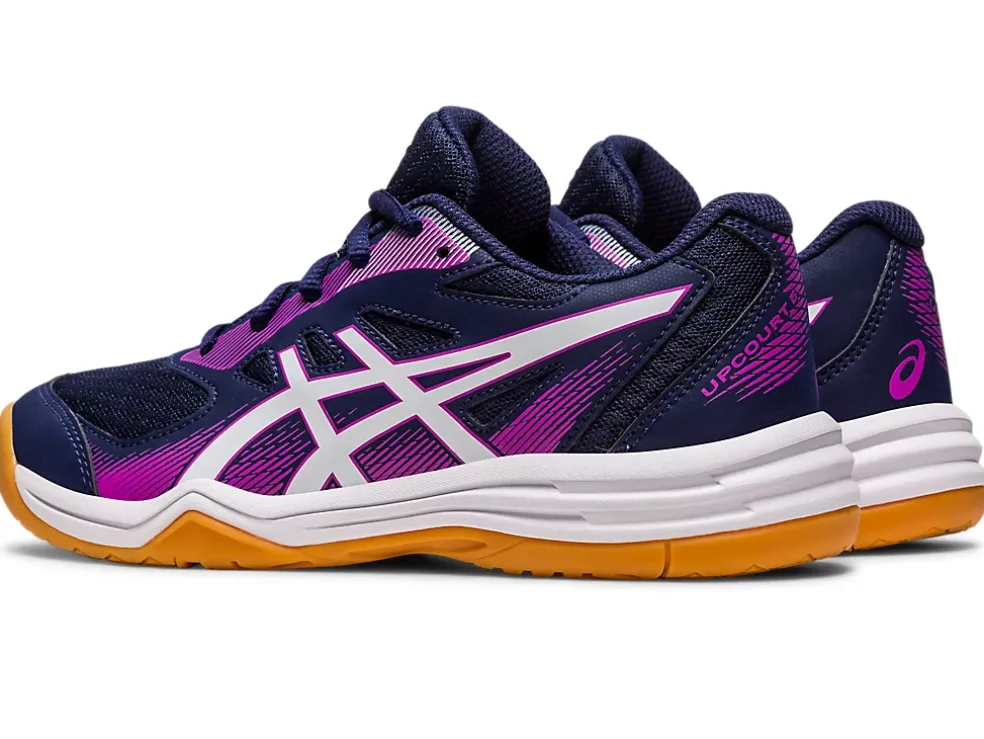 Cheap ASICS UPCOURT 5 GRADE SCHOOL Peacoat/Orchid