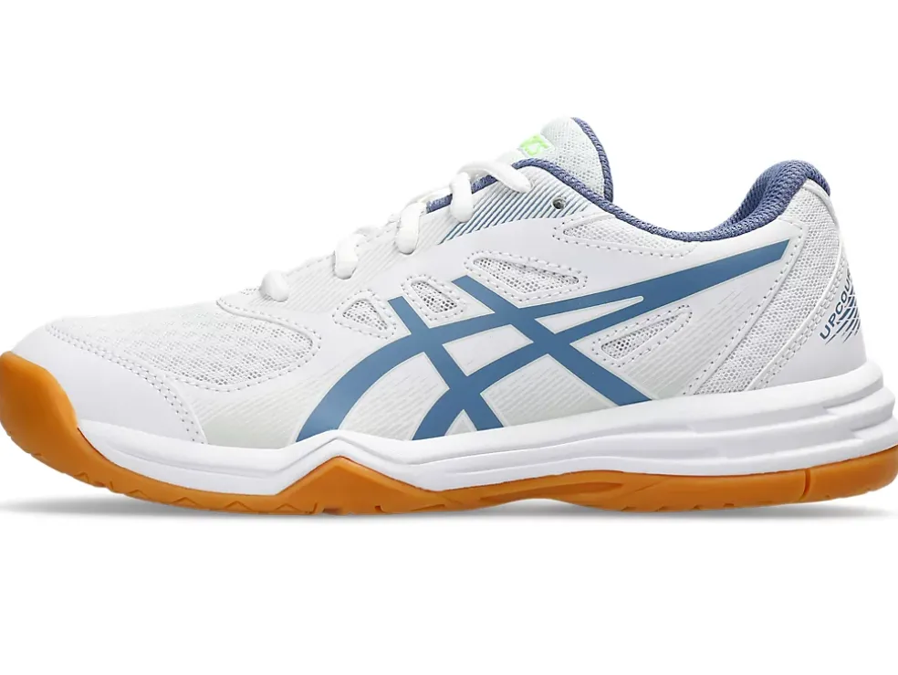 Sale ASICS UPCOURT 5 GRADE SCHOOL White/Denim Blue