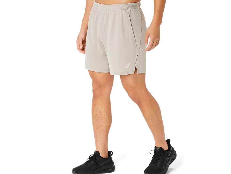 Outlet ASICS VENTED MESH 7IN KNIT SHORTS Moonrock