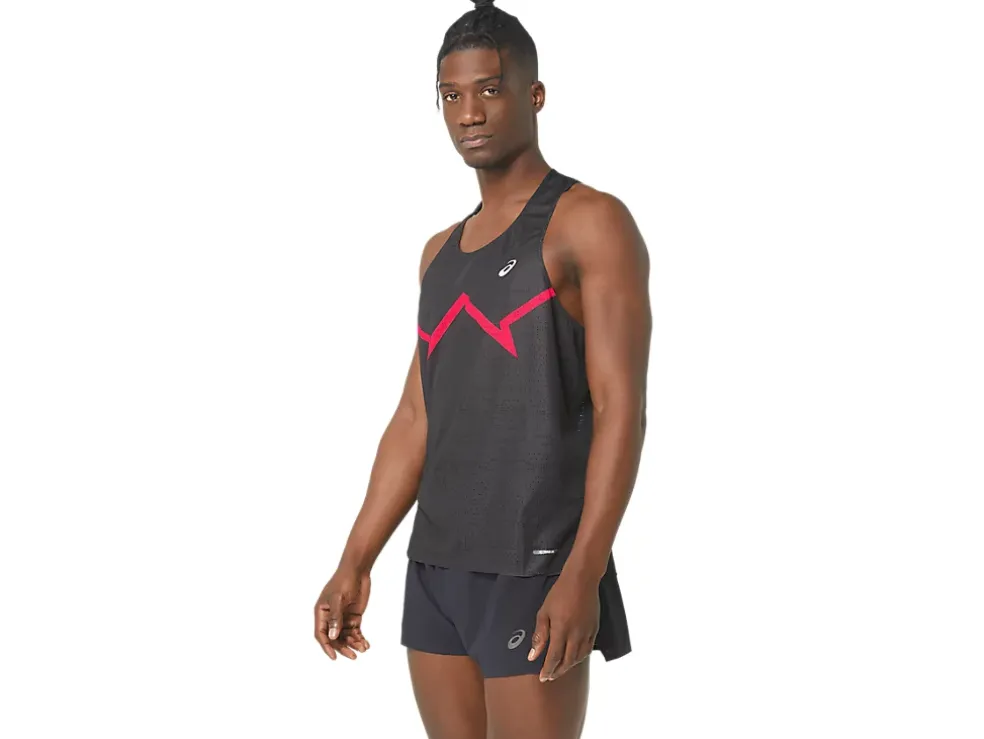 Fashion ASICS VENTILATE ACTIBREEZE GRAPHIC SINGLET Performance Black
