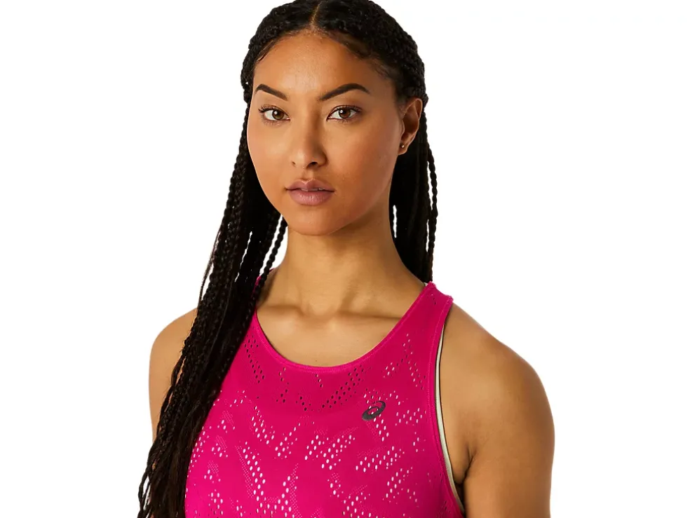 Fashion ASICS VENTILATE ACTIBREEZE TANK Pink Rave