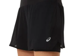 Clearance ASICS VENTILATE 2-N-1 3.5IN SHORT Performance Black