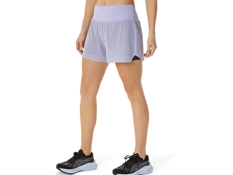 Shop ASICS VENTILATE 2-N-1 3.5IN SHORT Vapor/Night Shade