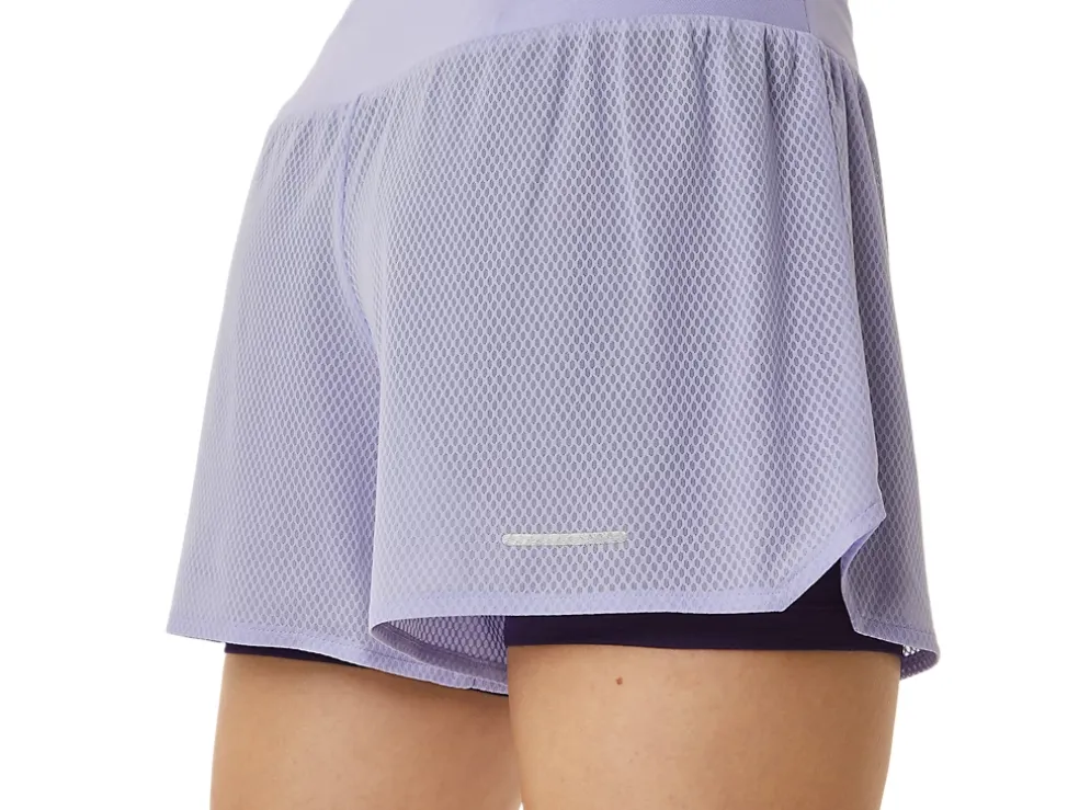 Shop ASICS VENTILATE 2-N-1 3.5IN SHORT Vapor/Night Shade