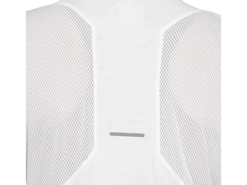 Fashion ASICS V-NECK SHORT SLEEVE TOP Brilliant White