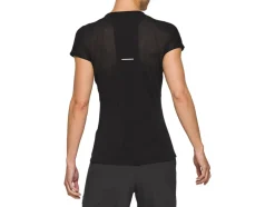 Cheap ASICS V-NECK SHORT SLEEVE TOP Performance Black