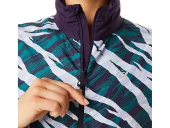 Sale ASICS WILD CAMO ANORAK Night Shade/Velvet Pine