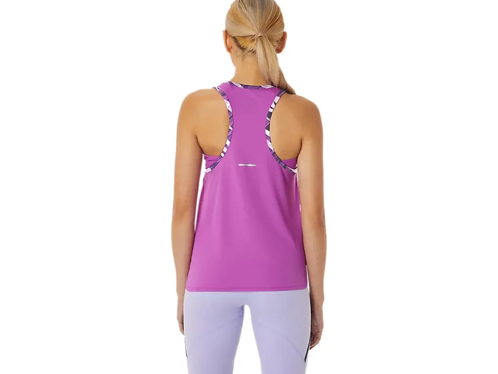 Sale ASICS WILD CAMO TANK Orchid/Lavender Glow