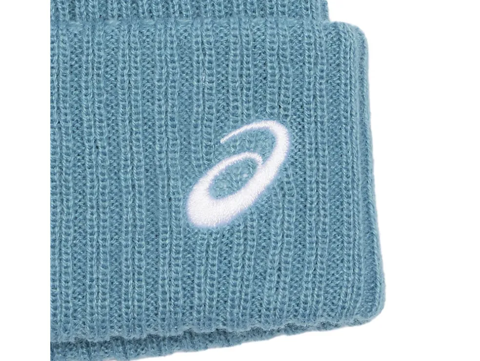 Sale ASICS WINTER KNIT BEANIE Gris Blue