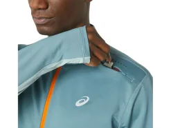 Cheap ASICS WINTER RUN 1/2 ZIP MID LAYER Foggy Teal/Ocean Haze
