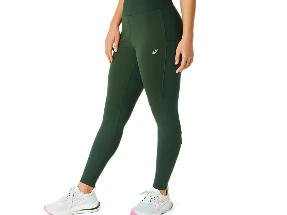 Sale ASICS WINTER RUN TIGHT Rain Forest
