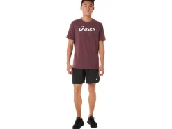 Online ASICS XG SHORT SLEEVE LOCKUP LOGO TEE Deep Mars Heather