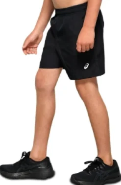 New ASICS YOUTH WOVEN SPORT SHORT Performance Black